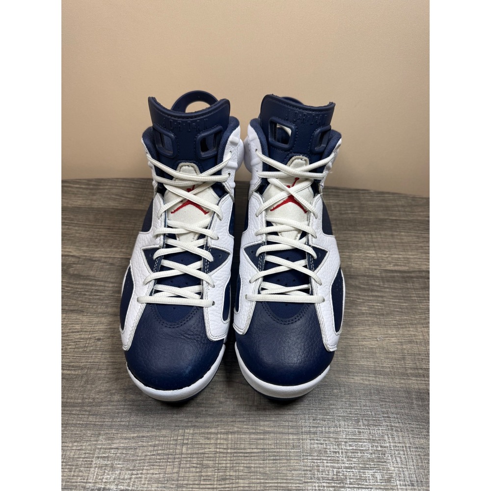 Jordan 6 Retro Midnight Navy 2022 White Blue CT8529-141 Mens Size 8.5